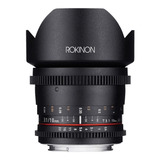 Lente Rokinon Ds10m-c De 10 Mm T3.1 Para Slr Canon Ef-s