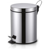 Cesta De Lixo Lixeira Banheiro Metal Inox 3 L