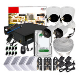 Kit Dahua 4 Camaras Seguridad Con Audio Dvr 8ch + 2tb Cctv