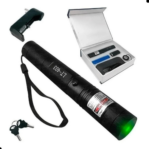 Laser Verde Pointer Potente 10000w Com Estojo Completo