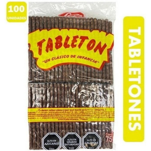 Chocolate Tableton Bolsa De 100 Unidades Fruna