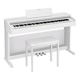 Piano Digital Casio Celviano Ap-270 Branco Ap270 C/ Banqueta