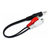 Cable Adaptador Audio Sonido Aux Plug 3.5mm M Jack Rca H