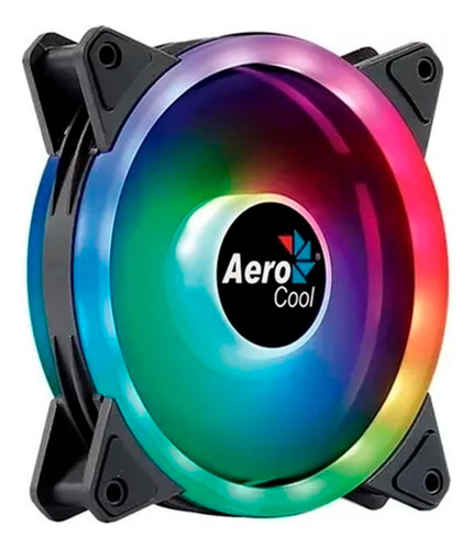 Ventilador Argb Aerocool Duo 12 Doble Conector 3 Pin Y 6 Pin Led Rgb