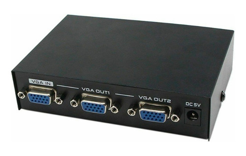 Splitter Vga 1x2 Activo  Conversor Duplica Imagen Video