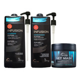 Truss Infusion Shampoo E Condicionador 1litro + Net Mask550