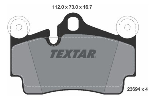 Juego Pastillas Traseras Vw Touareg Audi Q7 Textar Alemanas Foto 6