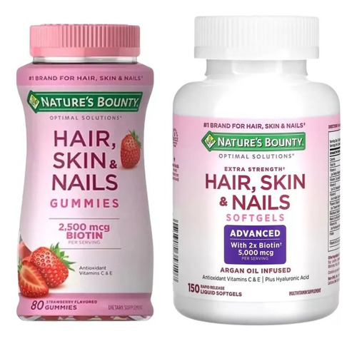 Hair Skin Nails Capsulas +gomit