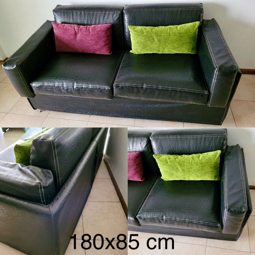 Sillon 2 Cuerpos En Eco Cuero. Facyca