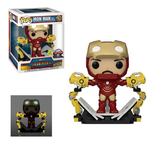 Funko Pop Iron Man With Gantry Edicion Especial Deluxe 905