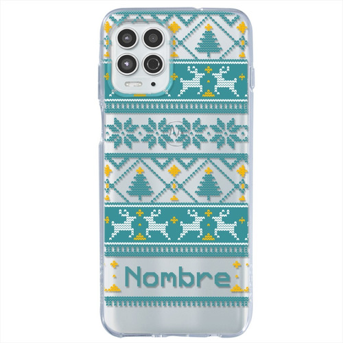 Funda Para Motorola Ugly Sweater Personalizada Con Nombre