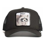 Gorra Goorin Bros Bandit Mapache Negra Nueva Y Original 100%