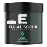 Facial Scrub Elegance Exfoliante Limpieza  Barber 500 Ml