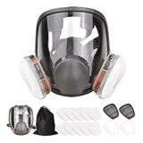 Protector Facial Cobertura Abrangente Antigás Mascara Filtro