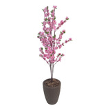 Árvore Cerejeira Sakura Artificial C/ Vaso Decorativo