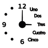 Reloj Madera Pared - Deco - Home Mod 1 - 90 X 90 Cm