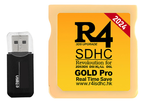 Tarjeta R4 Z82024, Adaptador Sdhc R4, Tarjeta Flash Hk Con A