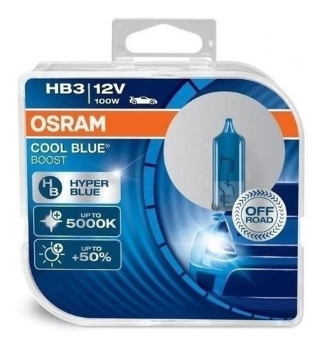 Bombillos Osram Cool Blue Boost Hb3 12v 100w 5000k X2