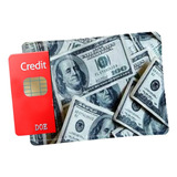 Porta Cartão De Credito Notas Dolar Dinheiro