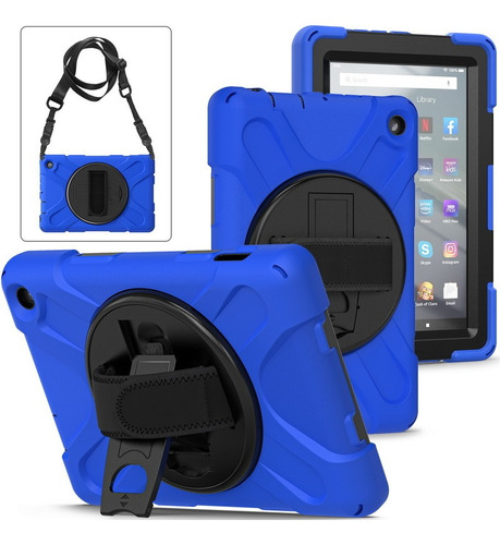 Funda Tablet 360 Rotación Para Amazon Kindle Fire 7 2022