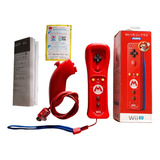 Controle Wii Remote Plus + Nunchuk Edição Limitada Mario 