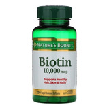 Biotin 10.000 Mcg Natures Bounty 120 Softgels