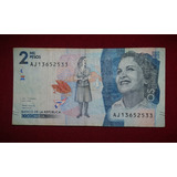 Billete 2000 Pesos Colombia 2017 Pick 458 C Arrango Perez