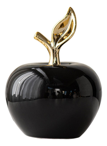 Estatua De Manzanas De Cerámica, Colección De Grande Negro