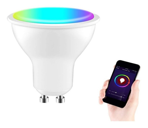 Bombillo Gu10 Smart Led Wifi 5w Rgb Dimerizable Mercury