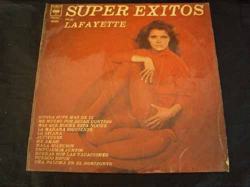 Lafayette - Super Exitos  (disco De Vinilo)