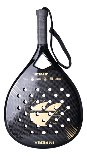 Paleta Padel Imperia Diamante Full Carbono. Atila Color Dorado