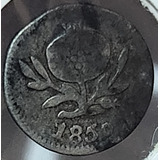 Moneda Plata 1/4 Real 1850 Bogota Fine