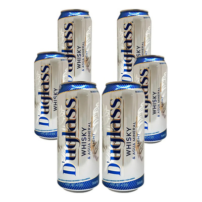 Whisky Duglass Light Pack 6 Latas 473ml 5% Alcohol | Envío gratis