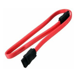 Cable Sata De Datos, Rojo. Para Disco Duro Interno Y Dvd