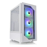 Torre Pc Thermaltake View 200 Tg Snow Argb Con Sync De Placa