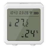 Sensor Wi-fi* De Temperatura Y Humedad Con Pantalla Digital