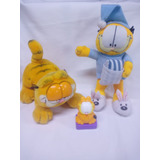 Peluches Y Carrito De Garfield D Colección Vintage Kelly Toy