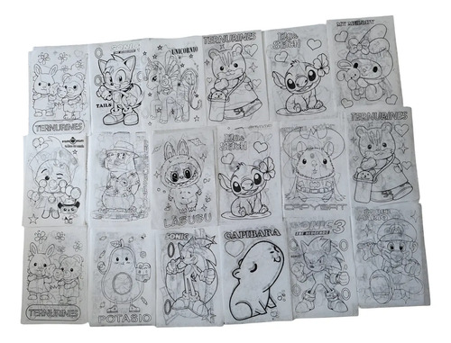 50 Pzs Pellon Para Colorear Tamaño Oficio Super Calidad | MercadoLibre