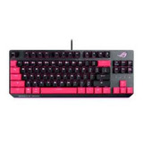 Teclado Asus X803 Strix Scope Tkl Ep/rd/us Gaming Aura /vc Color Del Teclado Negro/rosa