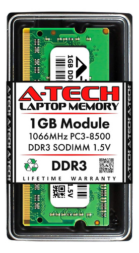 A-tech Ddr3 1066 Mhz Pc3-8500 Cl7 Sodimm 1,5 V 204 Pines...