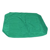 Toldo Protector De Piscina Cuadrado Verde Con Cordón