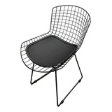 Cadeira Bertoia Unitário Preto Fosco Aramado Design Ikz