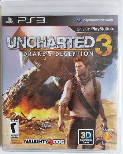 Jogo Uncharted 3 Drake´s Deception Original Ps3 Fisico Cd.