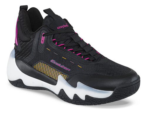 Tenis Kanel Negro Para Mujer Croydon