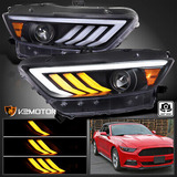 Fits Black 2015-2017 Mustang Hid/xenon Type Projector He Zzf