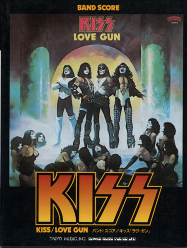 Kiss * Love Gun / Partituras Tablatura Guitarra Bajo Bateria