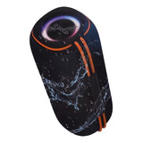Caixa De Som Bluetooth S/ Fio Sm07 Potencia 30w Prova D Agua Cor Cinza-escuro