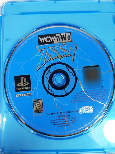 Juego Wcw Nwo Thunder Ps1 Solo Disco