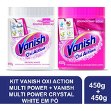 Kit 6 Vanish Tira Mancha Roupas Branca E Coloridas 450g Cada