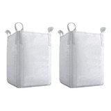 Big Bag Entulho Reciclagem 120x90x90 1000 Kg C1 Bran 2 Sacos